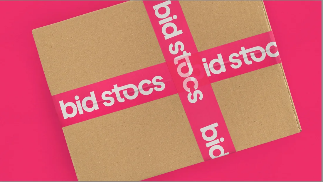 Bid STOCS branded box
